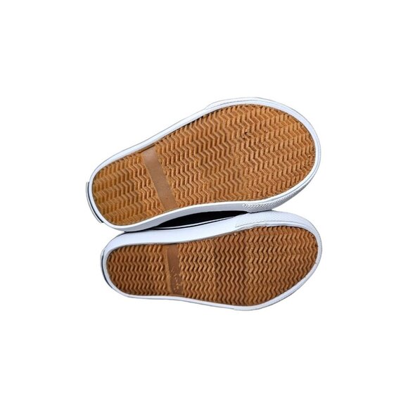 POLO RALPH LAUREN New Karlin Ez Shoe Unisex Kids Black Canvas Sneaker - Picture 10 of 11